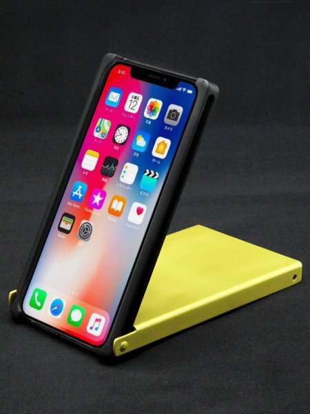画像2: for iPhoneXS/X アルマイト【黄色】Trick Cover (2)