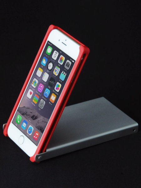 for iPhone8+/7+/6s+/6+ ステンレス艶消 Trick Cover - 【NITTO